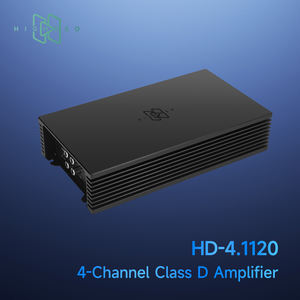 เพาเวอร์แอมป์ระดับมืออาชีพ 1120 วัตต์ 4 แชนแนล คลาส <span class=keywords><strong>D</strong></span> รุ่น HD-4.1120 สำหรับอัพเกรดระบบเครื่องเสียงรถยนต์ - Product Image 2