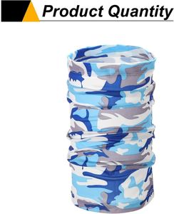 Cache-cou multifonctionnel en soie imprimé avec logo personnalisé, multicolore, sans couture, pour activités de plein air - Product Image 3