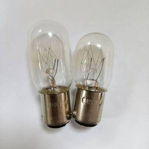 15W 20W 25W 220V 240V B15 Baïonnette tungstène instrument indicateur <span class=keywords><strong>ampoule</strong></span> ménage couture Miniature ampoules à <span class=keywords><strong>incandescence</strong></span> T20 T22 - Product Image 1