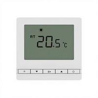 Thermostat intelligent WiFi 433 MHz RF sans fil, thermostat à deux piles AA, mode sortie en un clic