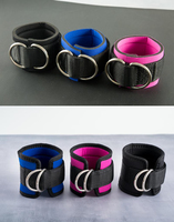 Néoprène personnalisé rembourré réglable exercice de fitness poignets de cheville sangles de cheville pour machines à câble