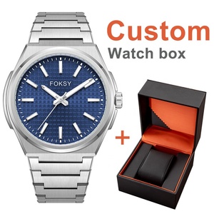 Orologio <span class=keywords><strong>da</strong></span> <span class=keywords><strong>Polso</strong></span> <span class=keywords><strong>da</strong></span> Uomo di Lusso Classico Personalizzato di Alta Qualità con Movimento <span class=keywords><strong>al</strong></span> <span class=keywords><strong>Quarzo</strong></span> Giapponese MIYOTA e Scatola - Vendita all'Ingrosso - Product Image 1