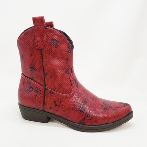 Venta caliente de <span class=keywords><strong>las</strong></span> mujeres occidental botas de vaquero con Pull-Up pestañas dama invierno botas de tobillo - Product Image 3