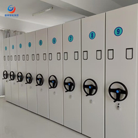 Système de rayonnage mobile motorisé pour optimiser l'espace allée, système de rayonnage compact et étagères de rangement de dossiers : la solution pour optimiser l'espace.