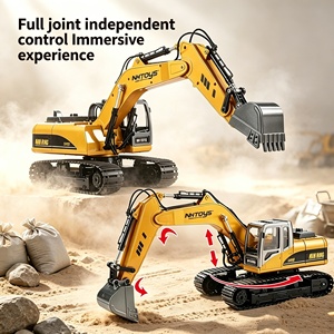 <span class=keywords><strong>Mini</strong></span>-excavatrice télécommandée DWI 15 canaux en alliage, échelle 1/20, avec chargeur USB – Modèle expert - Product Image 6