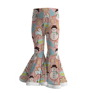 <span class=keywords><strong>2023</strong></span> dernière mode fille velours tissu hiver cloche bas boutique enfants vêtements conception personnalisée enfants pantalons - Product Image 6