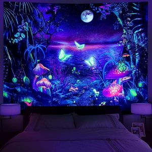 <span class=keywords><strong>Tapisserie</strong></span> d'astronaute Blacklight plantes réactives UV méduse <span class=keywords><strong>tapisserie</strong></span> <span class=keywords><strong>murale</strong></span> néon galaxie <span class=keywords><strong>espace</strong></span> <span class=keywords><strong>tapisserie</strong></span> - Product Image 3