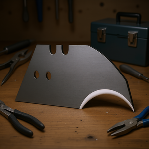 Concave Blade For <b>Scissor</b> Shear Replacement Part Metal Cutting Edge - Product Image 3