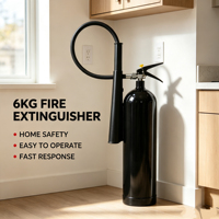 Extincteur portable de 6 kg, type CO2, pour salle de serveur industrielle