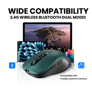 Khái niệm cơ bản có thể sạc lại không dây chuột thông minh souris có thể sạc lại Slim OEM 2.4Ghz chuột không dây cho PC máy tính xách tay - Product Image 5