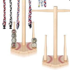Support de rangement pour bagues et bijoux en bois massif, présentoir pour bagues commémoratives Champion, pour usage domestique - Product Image 2