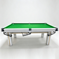 Table de billard carrée PUSHIZHE à cadre métallique, faible entretien, design moderne, haute performance, style familial