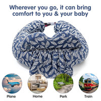 Coussin d'allaitement gonflable réglable en TPU pour bébé, nouveau-né 0-12 mois, en forme de U, pour la grossesse et l'allaitement
