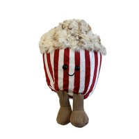 Pendentif en peluche mignon en forme de pop-corn de dessin animé, sac à suspendre, cadeau d'anniversaire pour enfants de 8 à 13 ans, en coton PP, unisexe