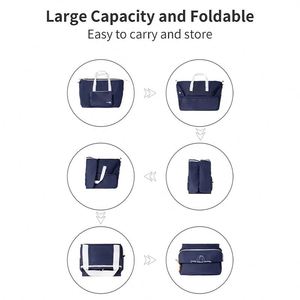 Bolsa de Viaje Deportiva Plegable Impermeable al por Mayor, Bolsa de Gimnasio de Fin de Semana con Asa de Hombro, Bolsa de Viaje Deportiva Portátil para Mujer - Product Image 5