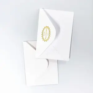 Luxe Custom Printing Wedding Envelop Cash Enveloppen Kraft Envelop Voor Uitnodiging