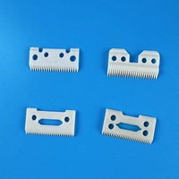 Lames de coupe en céramique industrielle A5 en zircone haute dureté, larges, pour tondeuses à cheveux et tondeuses pour animaux de compagnie, lames de rechange