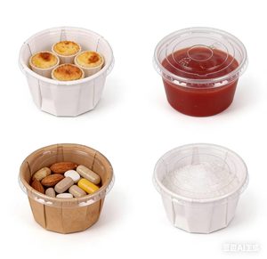Venta al por mayor de fábrica: Forros para cupcakes y pan de la marca <span class=keywords><strong>KaIKe</strong></span>, de pulpa de madera de grado alimenticio, sin recubrimiento, resistentes al calor, a granel, engrosados y a prueba de grasa. - Product Image 4