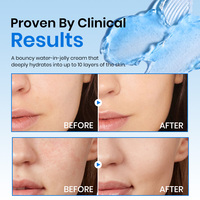 Crème de jour pour le visage en gelée organique à l'acide hyaluronique et à la niacinamide KOEC, hydratante, nourrissante, éclaircissante, pour tous types de peaux, femmes