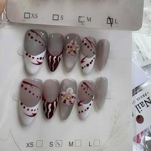 <span class=keywords><strong>Uñas</strong></span> Postizas Hechas a Mano <span class=keywords><strong>de</strong></span> Alta Calidad al por Mayor, 10 Uds., Puntas <span class=keywords><strong>de</strong></span> <span class=keywords><strong>Uñas</strong></span> <span class=keywords><strong>de</strong></span> Cobertura Completa, Bolsa Sorpresa Económica, Listas para Enviar, Envío Rápido - Product Image 6