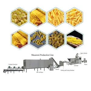 Industrie Spaghettitiefabrik Produktionslinie Makkaroni-Nödelherstellungsmaschine Maschine für Nudeln