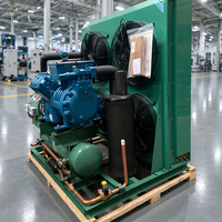 Unité de réfrigération à piston alternatif à refroidissement par air à décharge latérale à basse température moyenne pour entrepôt frigorifique