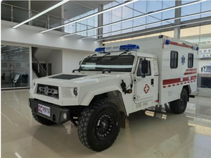 Tracción en las cuatro ruedas de alta potencia, ambulancia diésel, transporte de víctimas, vehículo, transmisión Manual, nueva <span class=keywords><strong>fuente</strong></span> de combustible de gasolina usada - Product Image 3