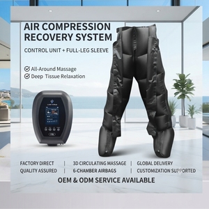 Foot Leg Massager Air Compression Massage Pants 6 Chamber Ankle Wrap Soreness Relief 8 Modes Rechargeable As All <b>Star</b> ODM OEM - Product Image 6