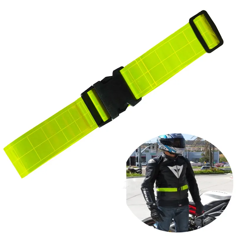 High light PVC material promotional custom logo print reflective pvc harness safety belt