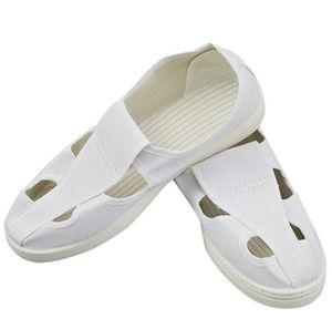 Chaussures antistatiques pour salle blanche, respirantes, blanches, pour environnements contrôlés - Product Image 3