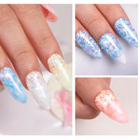 BOZLIN Sequin Series 22 Couleurs 5ml Semi Permanent Soak Off UV LED Glitter Gel Vernis À Ongles