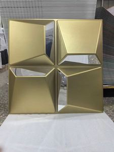 Panneau mural 3D en diamant, <span class=keywords><strong>papier</strong></span> <span class=keywords><strong>peint</strong></span> noir mat irrégulier assorti pour la décoration murale intérieure, décoration de plafond - Product Image 1