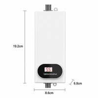 Nouvel Arrivage Chauffe-eau Électrique Mural Sans Réservoir 110V/220V en Plastique à Commande Manuelle Économe en Énergie avec Télécommande LED