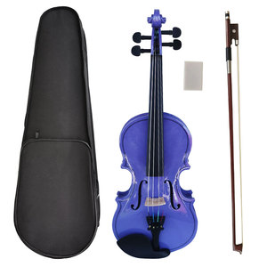 Violín de Madera Contrachapada de Color, Tamaño <span class=keywords><strong>Pequeño</strong></span>, 4/4, 3/4, 1/2, 1/4, 1/8, para Principiantes, Niños y Niñas, Instrumento Musical, Marca Personalizada, <span class=keywords><strong>Precio</strong></span> Económico - Product Image 1