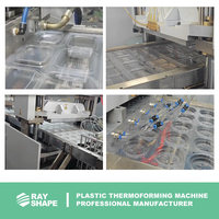 Machine de thermoformage industrielle en plastique PP pour gobelets et machine de fabrication de contenants en plastique haute performance pour usine