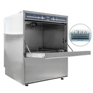 Automatic Professional Undercounter Dish Washer Industrial Dish Washing Hood Type Glass Utensil Washer Machine