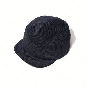 New Short Brimmed Street Vintage Soft <b>Top</b> 5 Panel Snapback Hat Autumn Winter Corduroy Sport Baseball Cap - Product Image 3