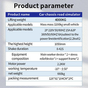 Macchina per <span class=keywords><strong>Test</strong></span> del Telaio Automobilistico con Schermo LCD, Vibratore, Rilevamento Rumori delle Sospensioni, Simulatore Stradale del Telaio - Product Image 4