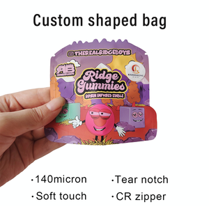 신상품 그라비어 인쇄 식품 마일라 백 사용자 정의 3.5g 7g 14g 28g 다이 컷 사탕 꽃 호일 포장 가방 냄새 방지 - Product Image 5