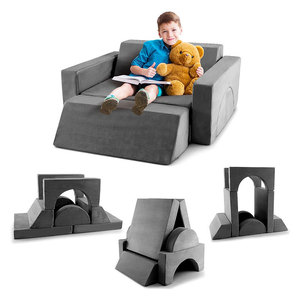 Giving Tree Kids <b>Folding</b> Sofa Chair With Handrails Washable Compressible Packaging For Children Age 3 And Above - Product Image 1