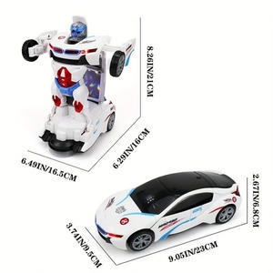 <span class=keywords><strong>Robot</strong></span> Mobil Musik Super Berubah Bentuk, Mainan <span class=keywords><strong>Robot</strong></span> Listrik Kendaraan Dua Kontrol untuk Anak-anak - Product Image 4