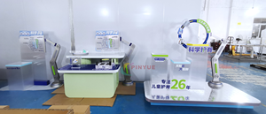 광저우 맞춤형 소매 신발 매장 나무 아크릴 진열대 선반 스탠드 테이블 캐비닛 세트 (매장 광고용) - Product Image 6