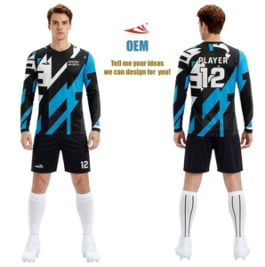 Tenue d'entraînement de <span class=keywords><strong>gardien</strong></span> de <span class=keywords><strong>but</strong></span> pour hommes et enfants, équipement de <span class=keywords><strong>football</strong></span>, kit de protection, maillot à manches longues et short, accessoires, vêtements de <span class=keywords><strong>football</strong></span> - Product Image 2