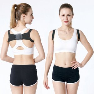 Correcteur de posture ajustable Cyrus en néoprène respirant et personnalisable pour unisexe, soulagement des douleurs dorsales supérieures et de la clavicule - Product Image 1