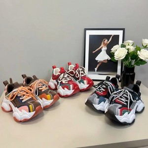 <span class=keywords><strong>Zapatillas</strong></span> de plataforma para <span class=keywords><strong>mujer</strong></span> al por mayor, estilo retro con bloques de color, con <span class=keywords><strong>cordones</strong></span>, transpirables, informales, que aumentan la altura, para primavera y streetwear. - Product Image 4