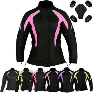 Bacca Moto de alta calidad para mujer impermeable Cordura motocicleta Biker chaqueta CE para armadura chaleco para damas Motocross montar - Product Image 1
