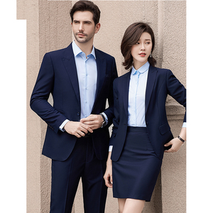 Traje de Negocios Formal de Alta Gama Profesional OEM, Último Modelo de Traje de 2 Piezas para Hombre y Mujer - Product Image 1
