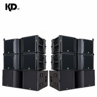 Sistema de Altavoces Line Array Profesional KD-3 Dual de 12 Pulgadas con Subwoofer Dual de 18 Pulgadas