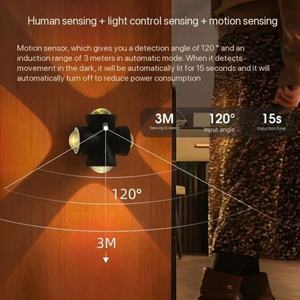 Nouvelle lampe murale intelligente à détection de présence humaine, veilleuse pour couloir, entrée, salle de bain, toilettes, lampe d'ambiance magnétique - Product Image 5