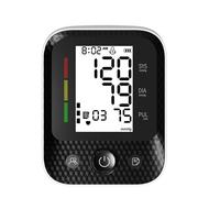 Tensiomètre électronique numérique à bras supérieur contrôlé par application Bluetooth, écran LCD, mesure oscillométrique, vente chaude